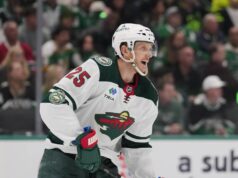 Brodin de Wild sai do jogo 5 vs. Stars com lesão na parte inferior do corpo
