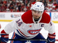 Suzuki é o primeiro jogador dos Canadiens em 40 anos a registrar 100 pontos na temporada