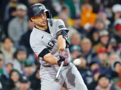 Stanton marca três enquanto os Yankees eliminam os Pink Sox