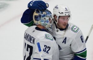 Canucks se levantam para surpreender o Avalanche, líder da liga