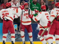 Denver vence Wisconsin pelo 11º título nacional, o terceiro em cinco anos