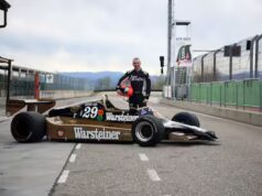 Bertrand Godin nas almas de Gilles Villeneuve em Mônaco