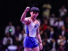 Karl Eldrew Yulo conquista o bronze nos exercícios de solo na Copa do Mundo do Cairo