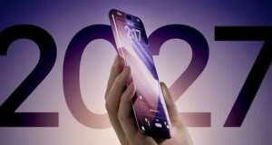 Tela de ‘vidro líquido’ do 20º aniversário do iPhone para fazer os engastes desaparecerem