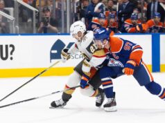 Oilers caem para Golden Knights em confronto divisional importante