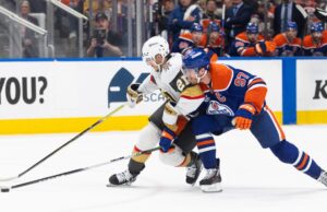 Oilers caem para Golden Knights em confronto divisional importante