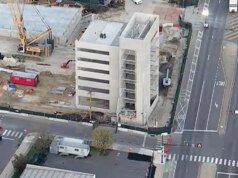 Corpos de dois trabalhadores do ferro recuperados dos escombros do estacionamento da Filadélfia, 5 dias após o colapso parcial