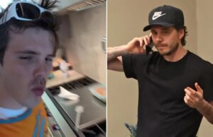 Brooklyn Beckham recebe telefonema tenso depois que irmão Cruz ‘joga sombra’ em novo vídeo
