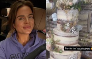 Padaria afirma que o milionário Binky Felstead os ‘fantasiou’ após casamento e bolo de aniversário grátis
