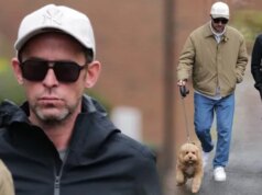 Scott Mills quase irreconhecível na primeira saída com o marido desde o machado da BBC