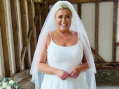 Gemma Collins engana os fãs com uma foto secreta do casamento enquanto lidera as pegadinhas da celebridade no Primeiro de Abril