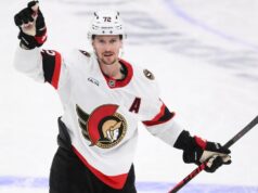 Chabot dos senadores retornará contra os Panteras apenas 17 dias depois de quebrar o braço