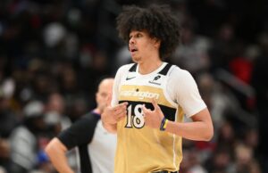 Kyshawn George, dos Wizards, está fora da temporada devido a uma lesão no cotovelo