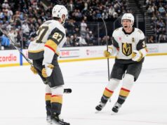 Theodore marca o vencedor tardio do OT, série de empates dos Golden Knights com Mammoth