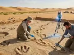 Uma descoberta impressionante na Arábia Saudita: pegadas de 120.000 anos revelam por onde os humanos caminharam