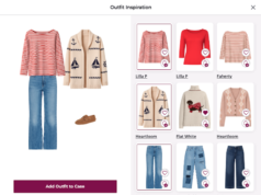 Como bonecas de papel digitais: o novo recurso Armoire usa IA para mostrar uma variedade de opções na seleção de roupas