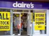 Claires fecha 154 lojas no Reino Unido durante a noite, enquanto 1.300 empregos são perdidos em um grande colapso nas ruas