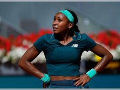 A tenista americana Coco Gauff diz que recebeu mensagens racistas de jogadores após a saída do Aberto de Madrid