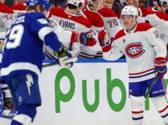 Cole Caufield faz sua estreia por Man Lafleur