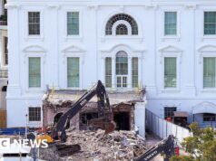 Construção do salão de baile de Trump na Casa Branca pode ser totalmente retomada, diz tribunal de apelações