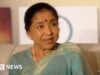 Homenagens chegam à lendária cantora indiana Asha Bhosle