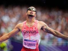 A estrela canadense do dash De Grasse tem um forte esforço de abertura da temporada em Botsuana