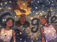 O Google Doodle de um estudante do ensino médio de Seattle presta homenagem ao cabelo e à história da família como uma superpotência