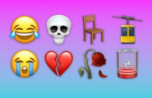 Aqui está uma lista de emojis populares e como decifrá-los
