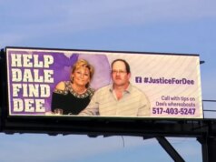 Billboard trolling Dale Warner se torna viral após sua condenação por assassinato no caso da esposa Dee