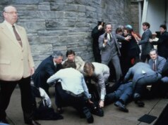 O aparelho de segurança do "Hinckley" Hilton onde é realizado o jantar dos correspondentes