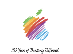 Apple comemora 50 anos com animação na página inicial