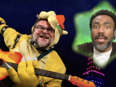 O elenco do filme Tremendous Mario Galaxy cantando uma balada gloriosamente boba é divertido