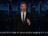 Jimmy Kimmel zomba de Trump por compartilhar outra imagem de Jesus com IA