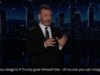 Jimmy Kimmel critica Trump por aparentemente querer se premiar com a Medalha de Honra