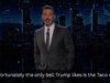 Jimmy Kimmel reage ao rei Charles dando a Trump um sino de ouro