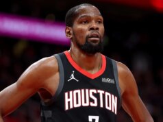 Kevin Durant deve perder o jogo 4 enquanto o Rockets enfrenta a eliminação contra LeBron James e Lakers: relatório
