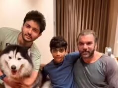 Sohail Khan publica um ambiente acquainted aconchegante com filhos e o animal de estimação Husky
