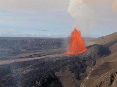 Vulcão Kilauea, no Havaí, entra em erupção mais uma vez