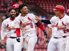 Masyn Winn, do Cardinals, se envolveu em acidente de carro após acertar a vitória do jogo contra o Mets