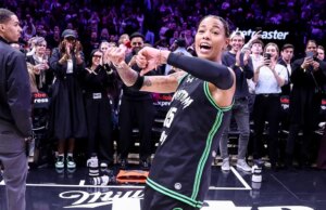 A campeã da WNBA, Natasha Cloud, discorda da mensagem de Trump sobre o Irã na Páscoa