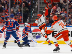 Gauthier marca tarde e os Geese são os melhores Oilers no slugfest do Jogo 2