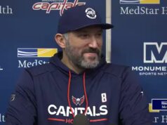 Alex Ovechkin está «assez sûr» de ne pas avoir joué son dernier match