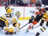 Penguins recorrendo a Silovs para o jogo 4 vs. Flyers com a temporada em jogo