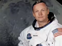 Citação do dia de Neil Armstrong: “Acho que vamos à Lua porque é da natureza do ser humano enfrentar desafios. Somos obrigados a fazer essas coisas assim como os salmões nadam rio acima.”