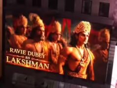 Ravi Dubey ficou impressionado ao se ver como Laxman na Billboard da Instances Sq.