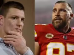 Rob Gronkowski revela detalhes importantes sobre a vibração do casamento de Travis Kelce e Taylor Swift