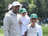 A família de Scottie Scheffler, incluindo o filho de 12 dias, aproveita o concurso Masters Par 3 em Augusta