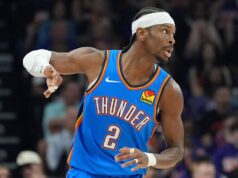 Shai Gilgeous-Alexander marca 42, Thunder ganha vantagem de 3 a 0 sobre o Suns