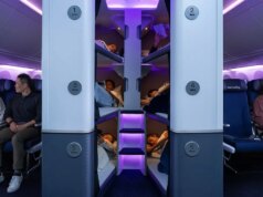 Companhia aérea revela ‘vagens’ de beliches empilhados à medida que a reação aumenta devido à maneira cara e apertada de voar