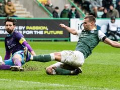 Hibernian venceu Kilmarnock para se aproximar de Motherwell na corrida pela Europa